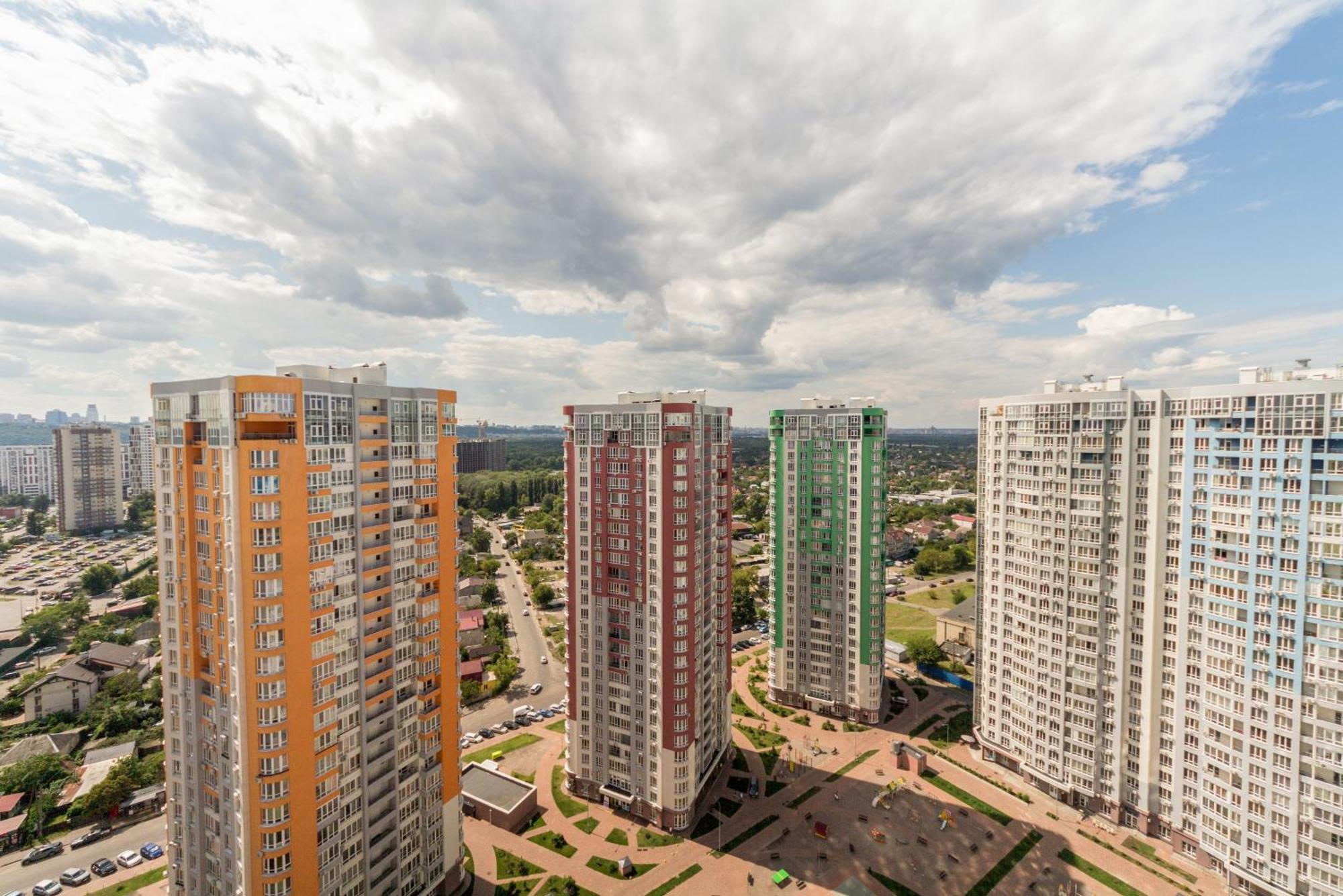 Design Apartments With Panoramic View キエフ エクステリア 写真